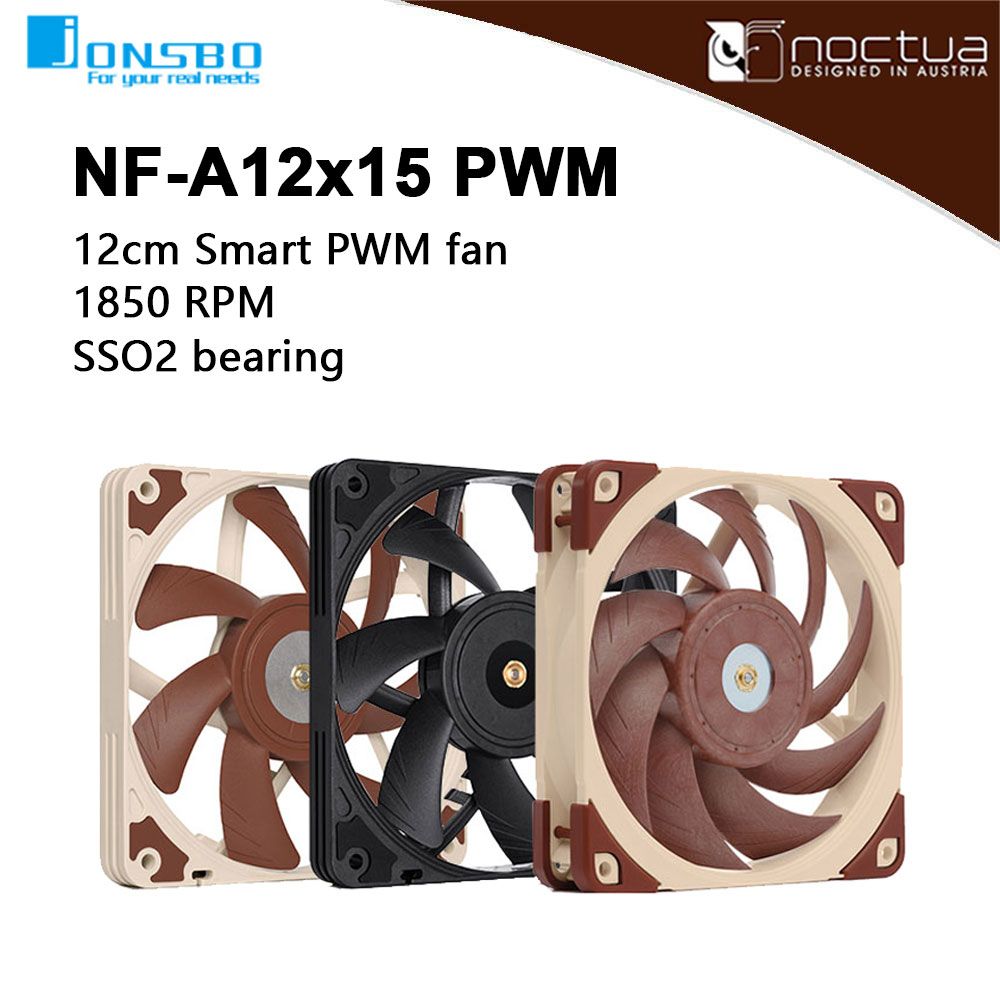 Case Fan Controller - Noctua NF-A12x15 PWM Chromax.black.swap 120mm ultra